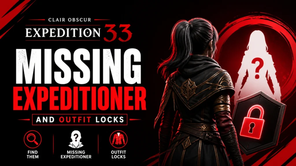 Clair Obscur Expedition 33 find a missing expeditioner outfit locks explained