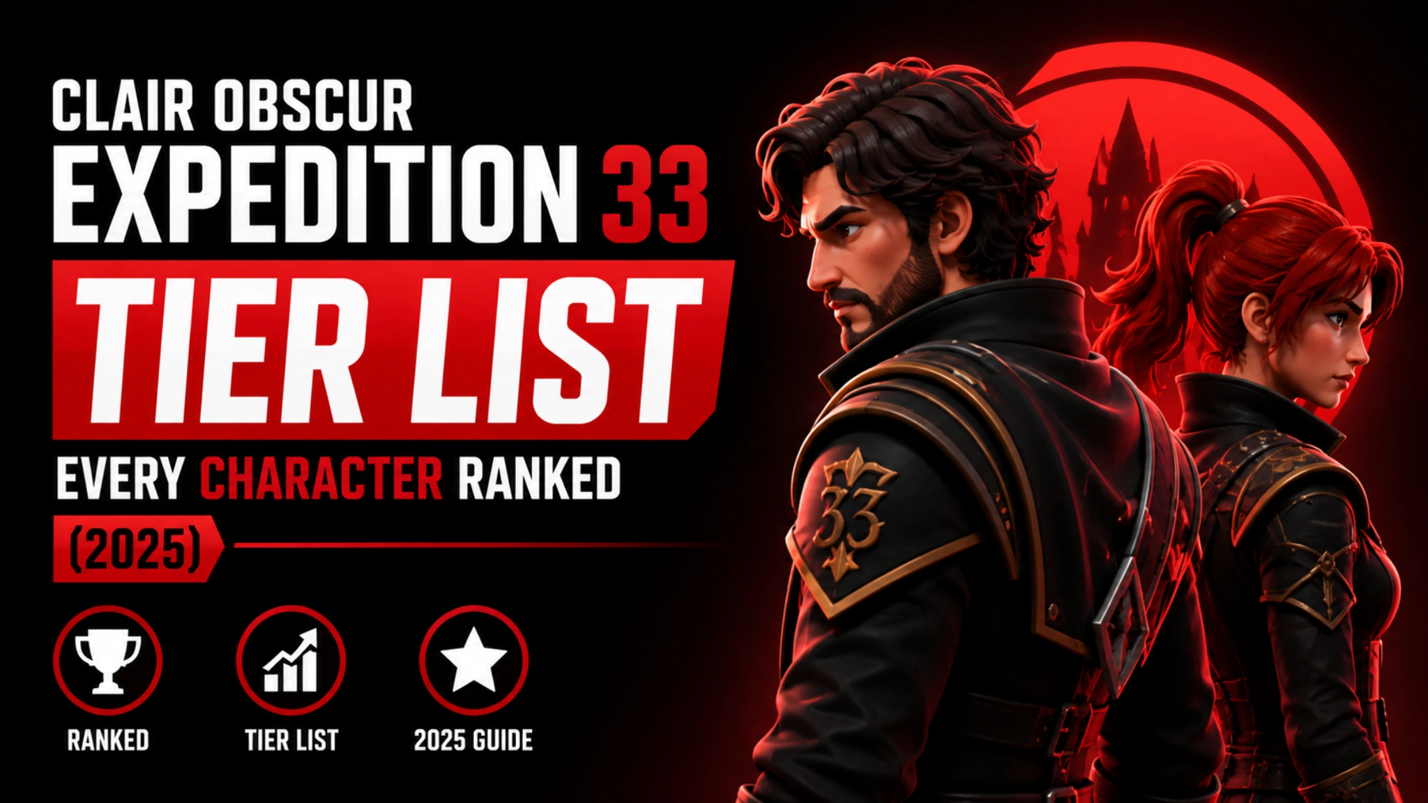 Clair Obscur Expedition 33 tier list all characters ranked 2025
