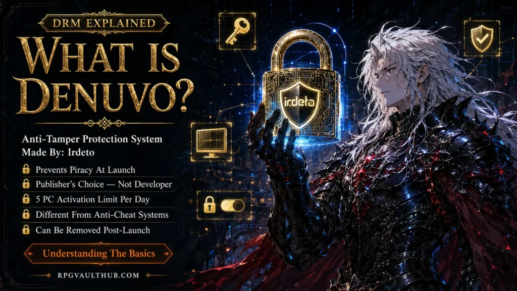 First Berserker Khazan Denuvo what is DRM protection anti-tamper system explained