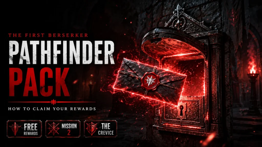 First Berserker Khazan Female Character Pathfinder Pack rewards how to claim