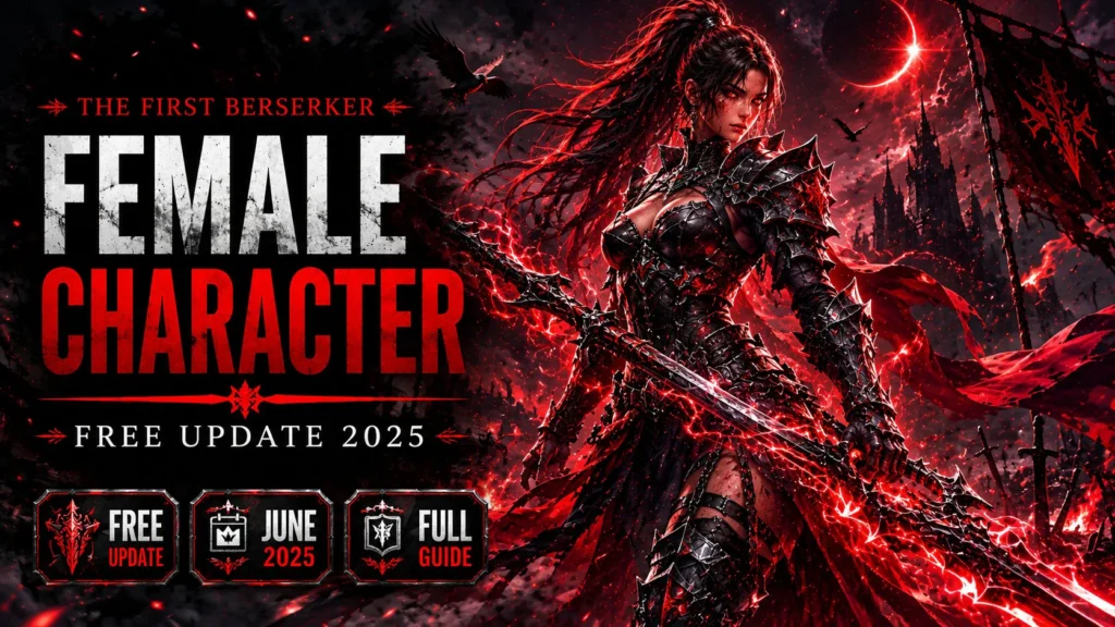 The First Berserker Khazan Female Character — How to Get Her, Lore and Full Guide