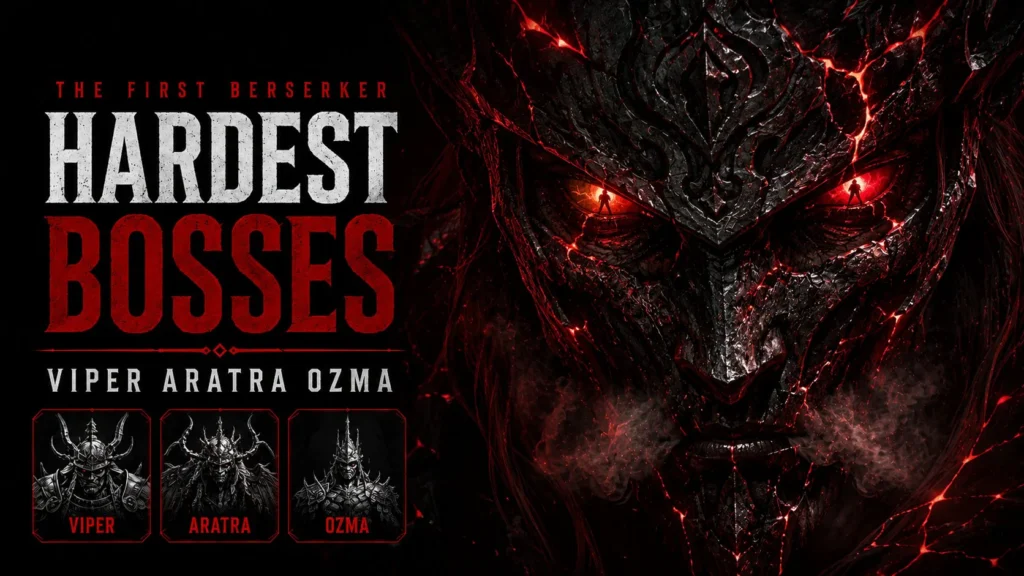 First Berserker Khazan Bosses hardest fights