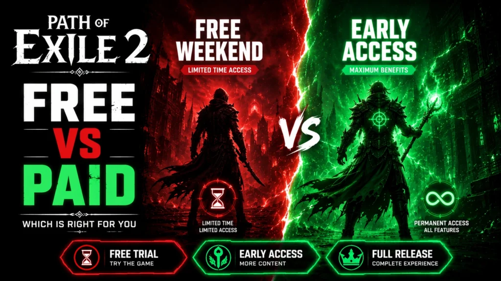 Path of Exile 2 free to play vs Early Access comparison should you buy guide