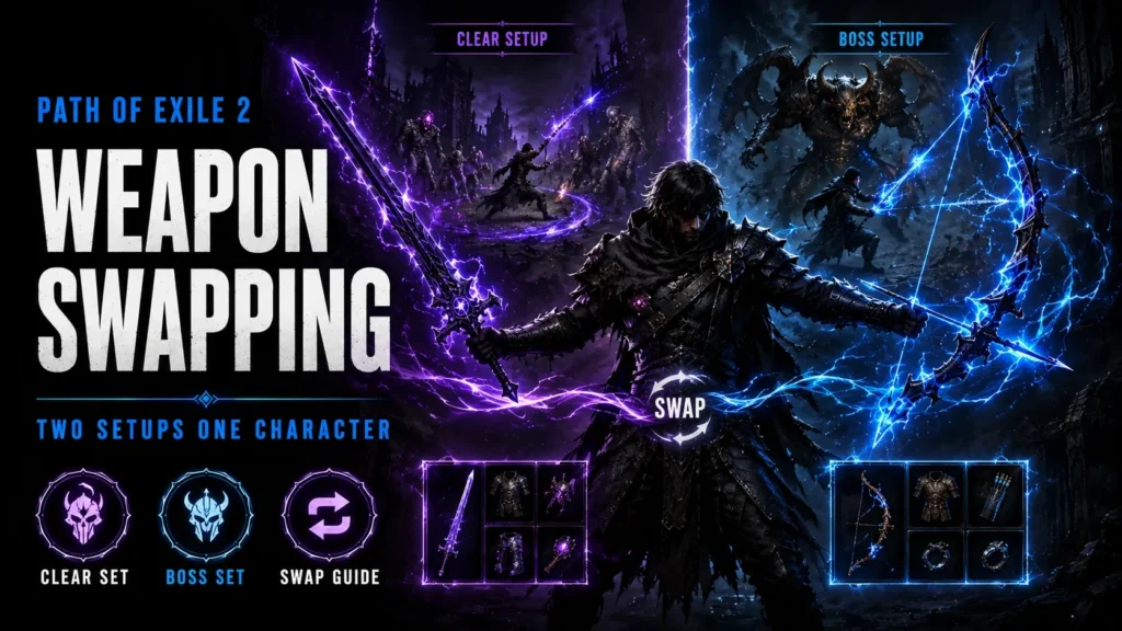 Path of Exile 2 weapons swapping dual setup tactical combat guide